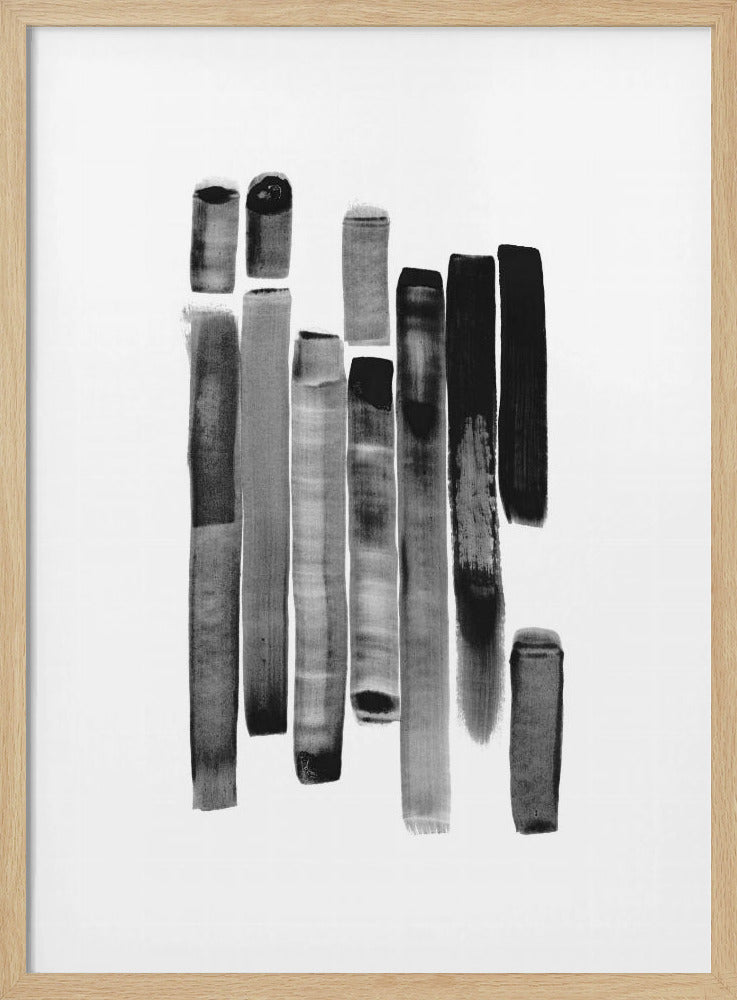 02 Verschiedene Striche 01 18x24 | Poster