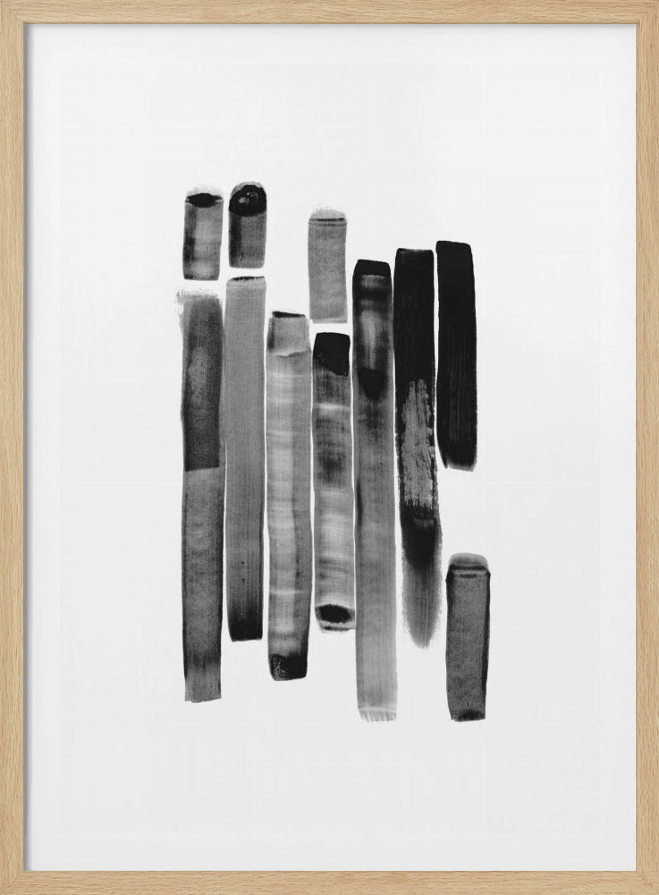 02 Verschiedene Striche 01 18x24 | Poster