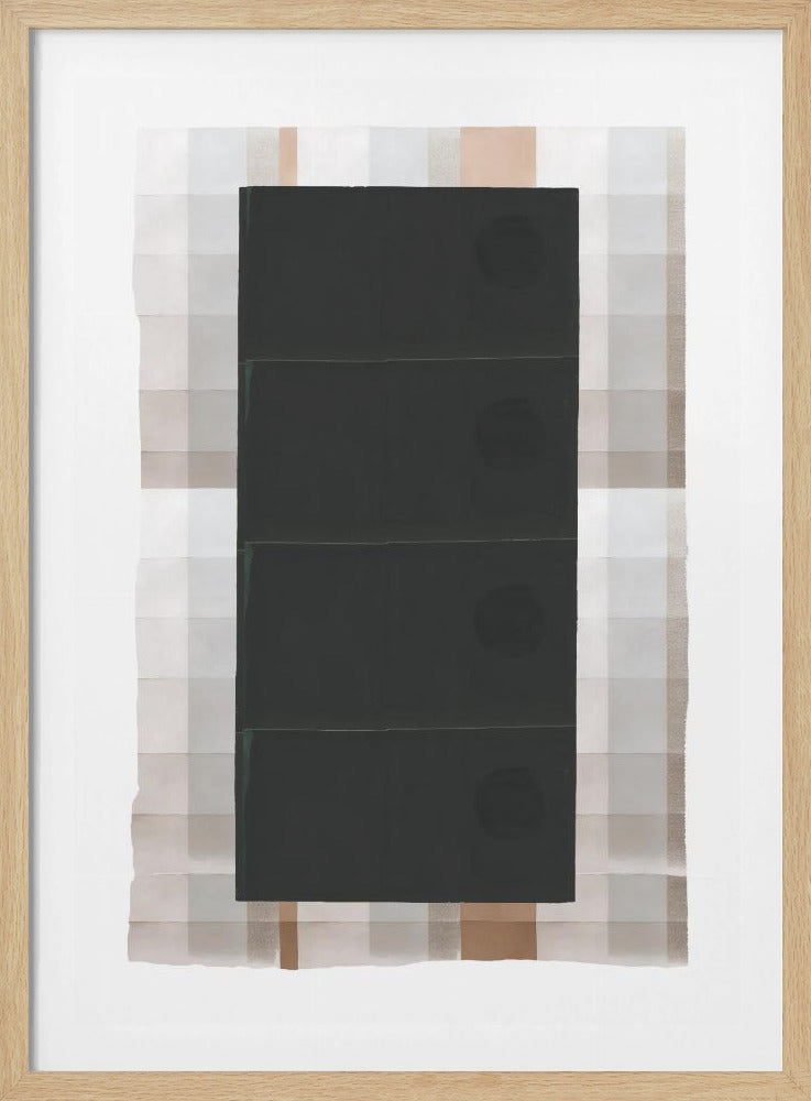 Monochrome Schichten | Poster