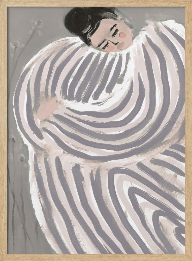 Gestreifte Gelassenheit | Poster