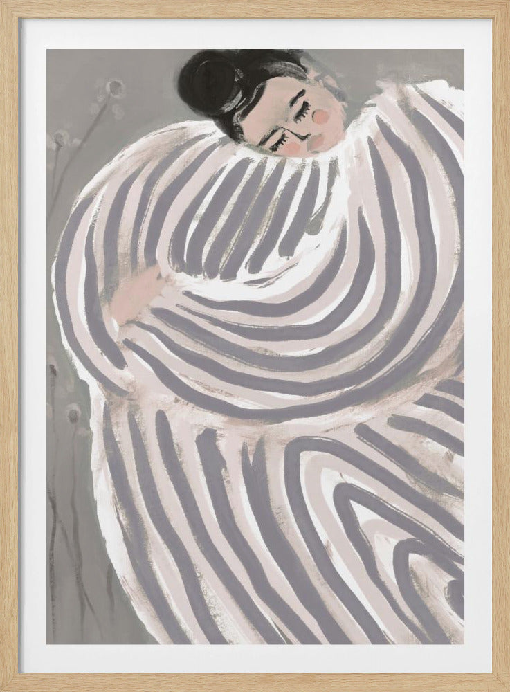Gestreifte Gelassenheit | Poster