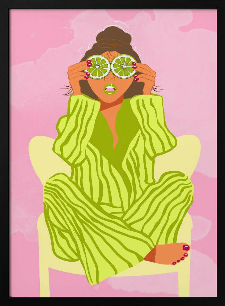 Sehen Sie die Welt durch eine Limette | Poster