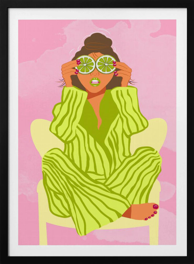 Sehen Sie die Welt durch eine Limette | Poster