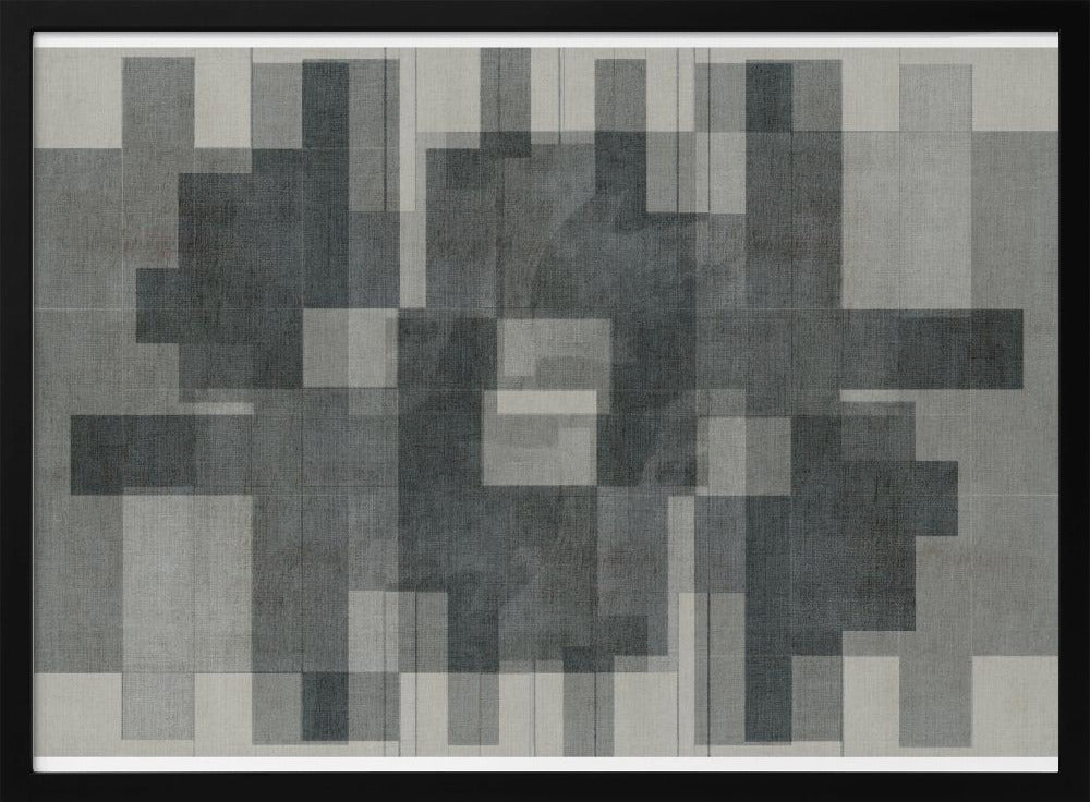 Mid-Century Modern in Graustufen | Poster