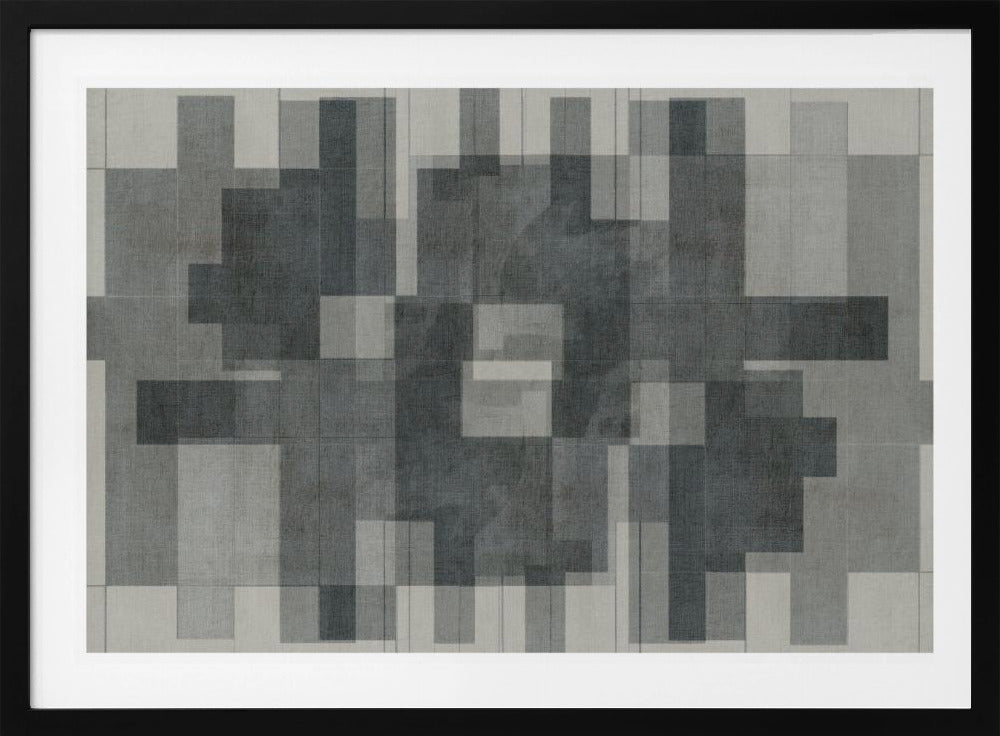 Mid-Century Modern in Graustufen | Poster