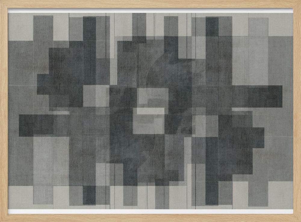 Mid-Century Modern in Graustufen | Poster