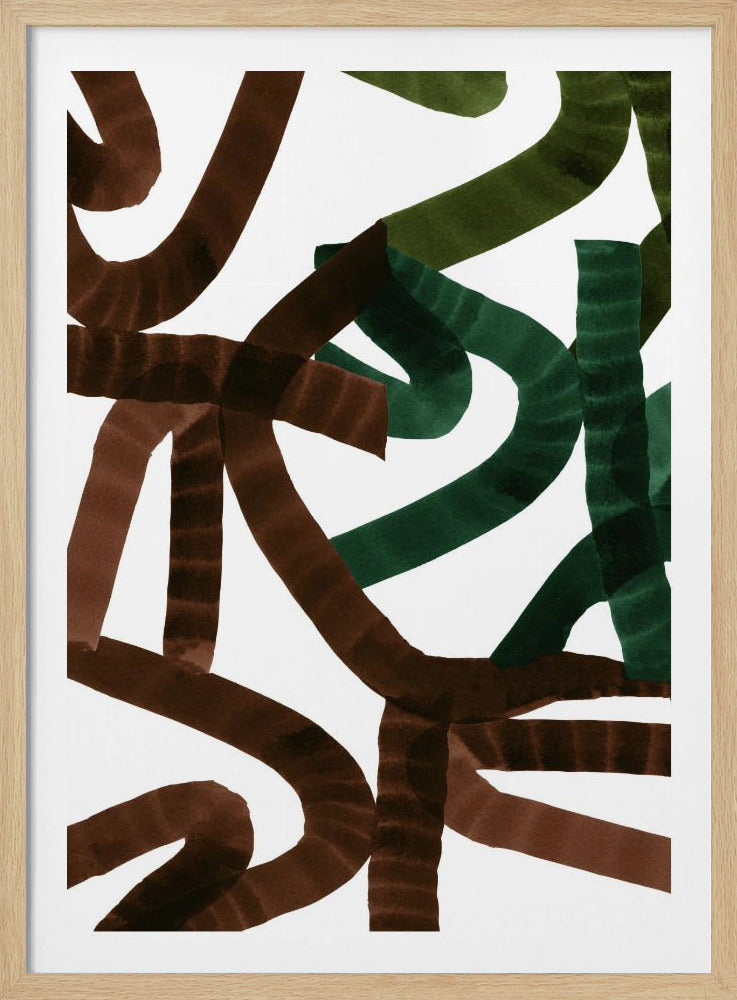 Üppige Linien | Poster