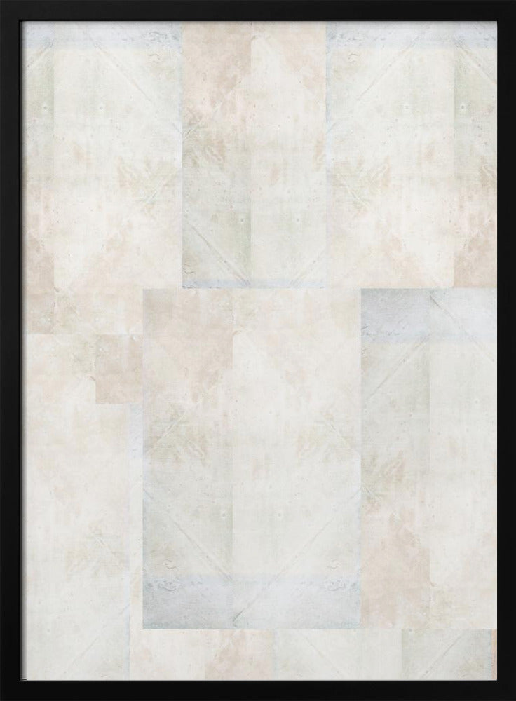 Weiches abstraktes geometrisches Muster | Poster
