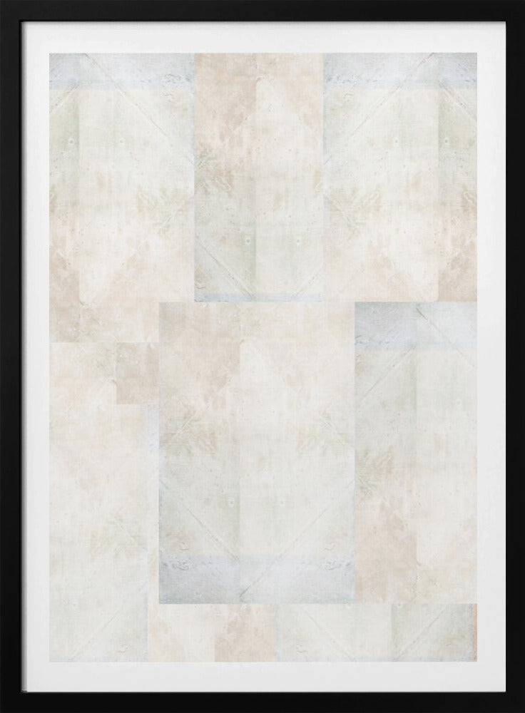 Weiches abstraktes geometrisches Muster | Poster