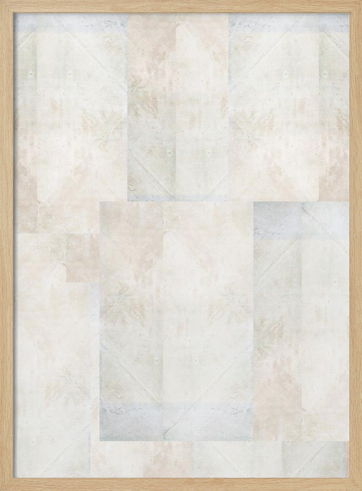 Weiches abstraktes geometrisches Muster | Poster
