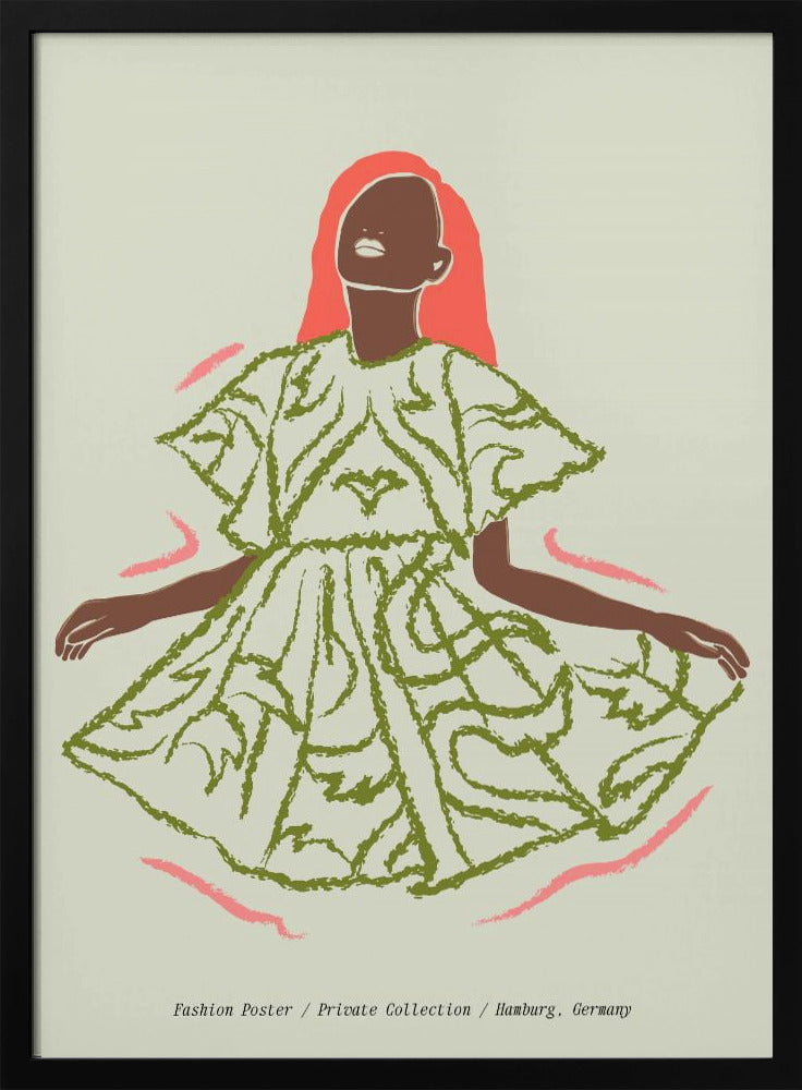 Eleganz in Grün | Poster