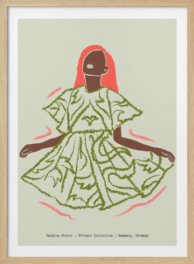 Eleganz in Grün | Poster