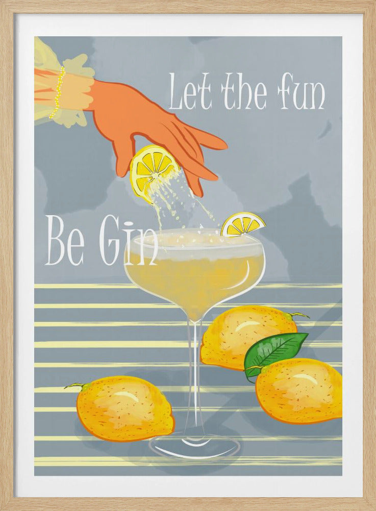 Lass den Spaß Gin sein | Poster
