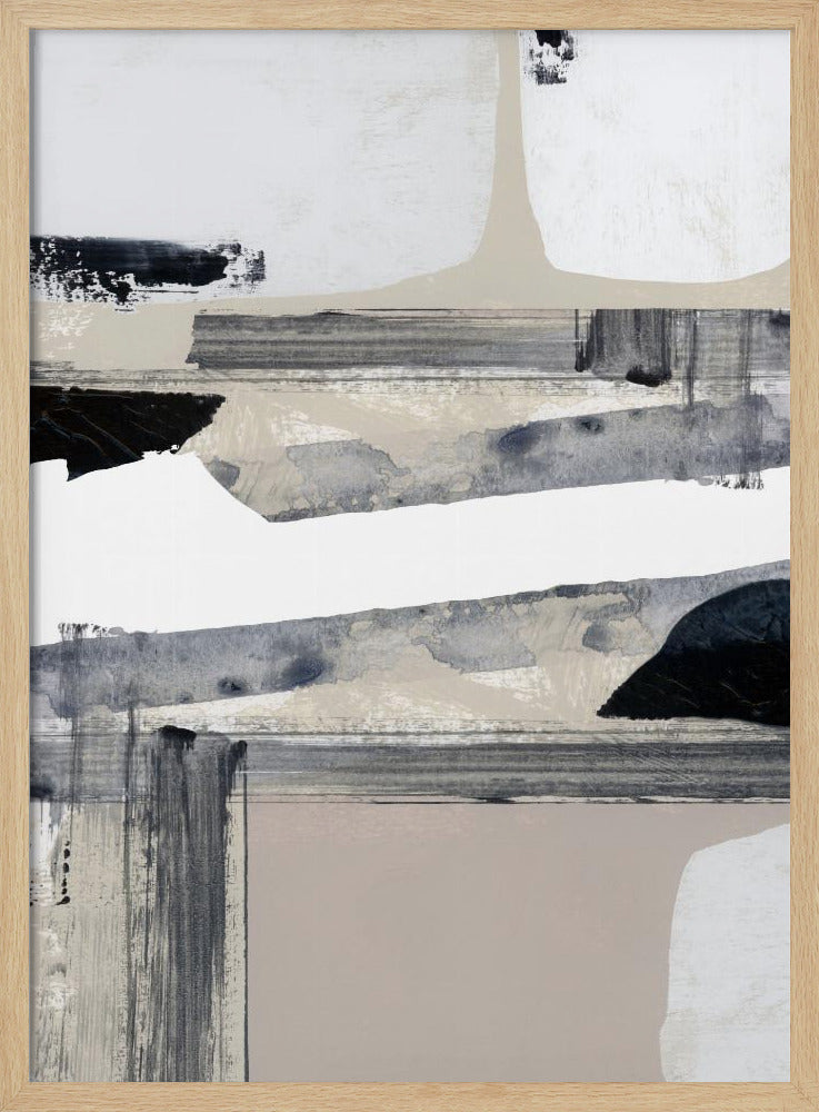 Neutrale geometrische Abstraktion | Poster
