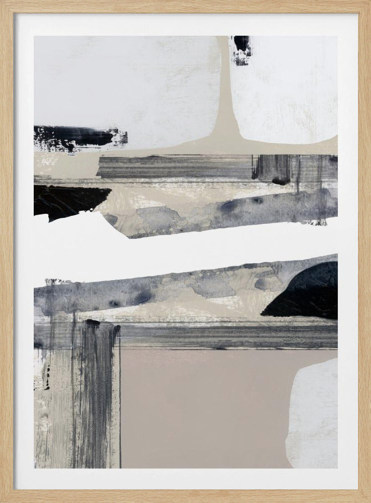 Neutrale geometrische Abstraktion | Poster