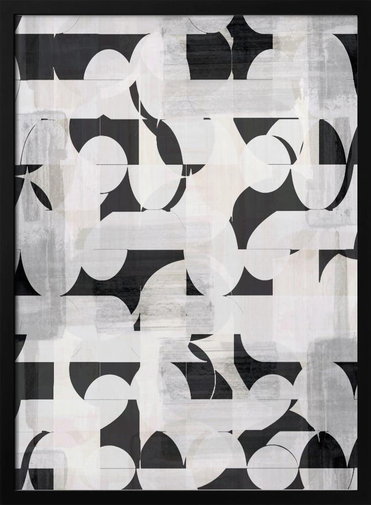 Geometrische Formen und monochrome Töne | Poster