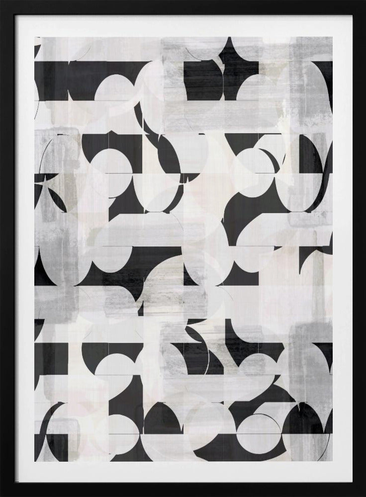 Geometrische Formen und monochrome Töne | Poster