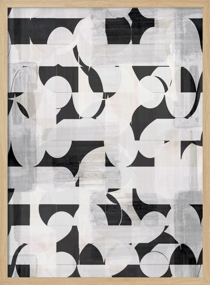 Geometrische Formen und monochrome Töne | Poster
