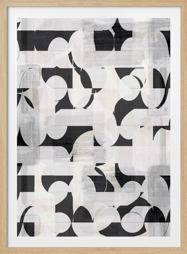 Geometrische Formen und monochrome Töne | Poster