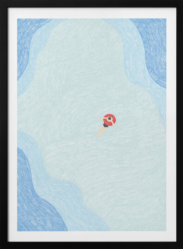 Ruhiger Pool-Drift | Poster