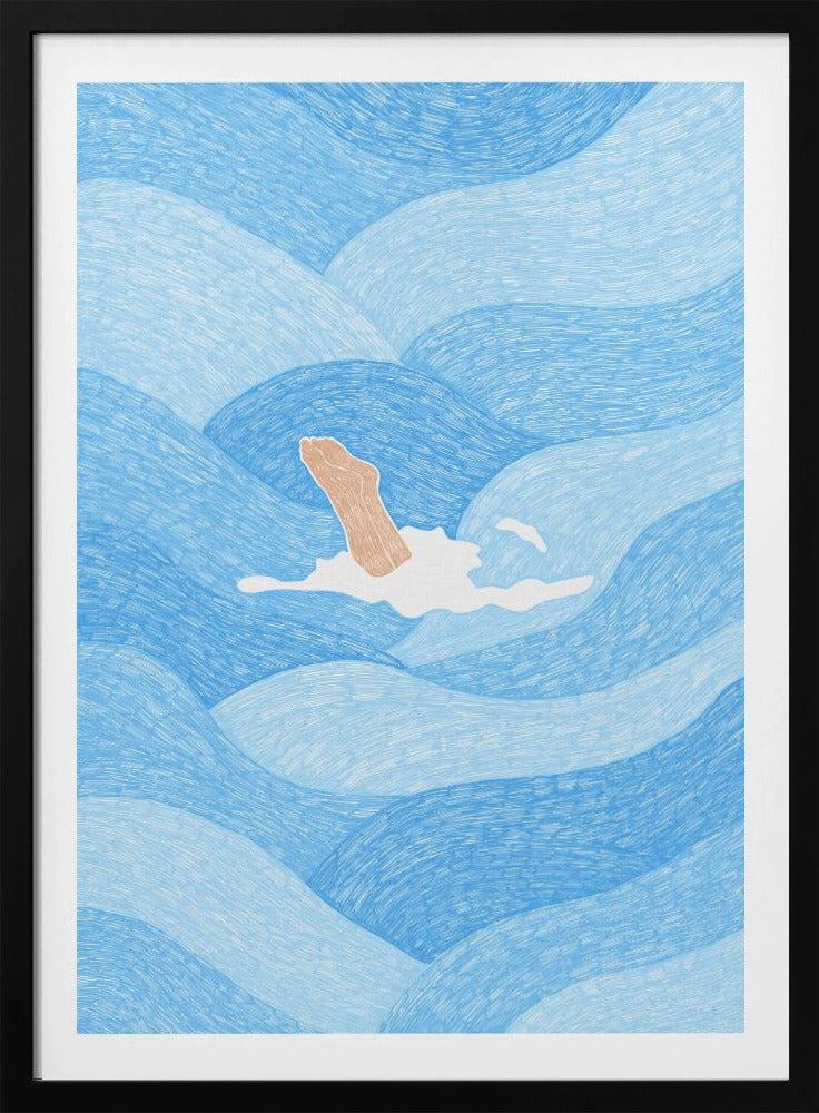 Wellengebundene Flucht | Poster