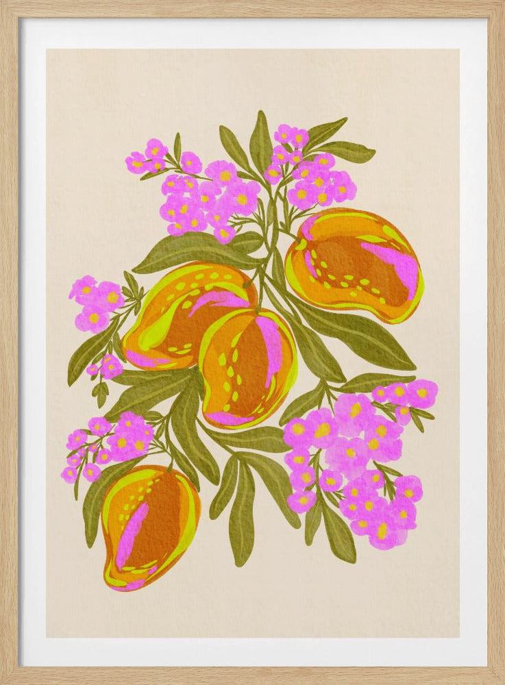 Lebendige Mangos | Poster