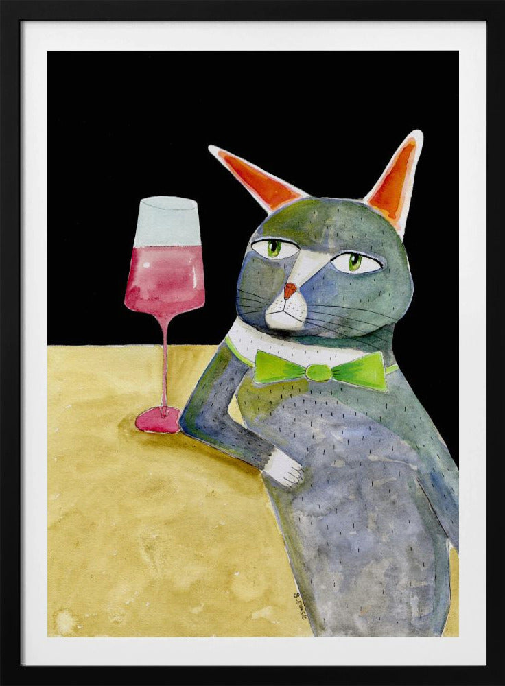 Cat at the Bar | Poster