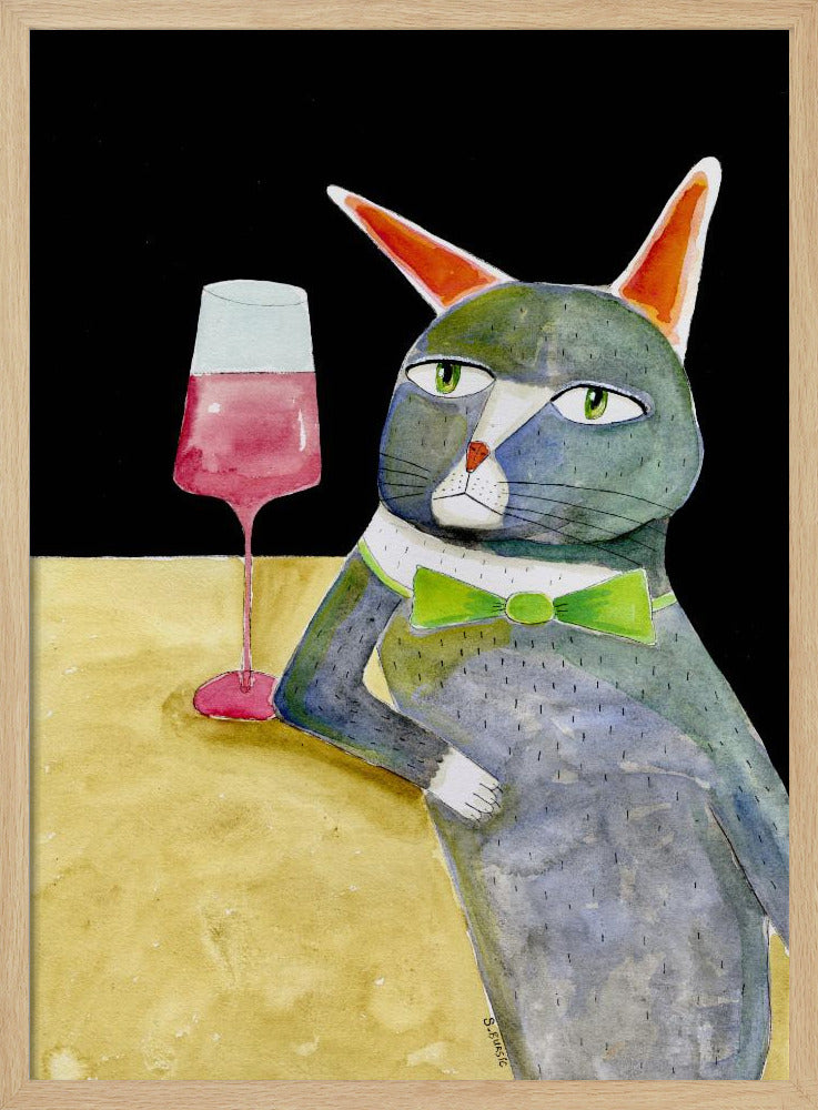 Cat at the Bar | Poster