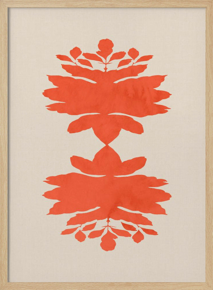 Symmetrische Blüte | Poster