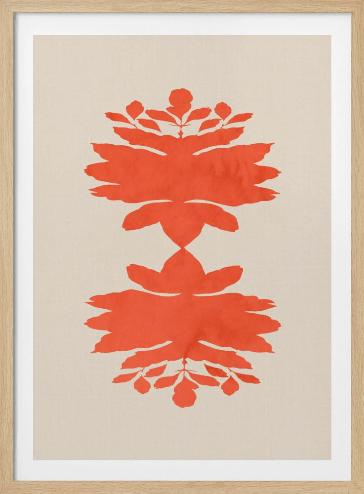 Symmetrische Blüte | Poster