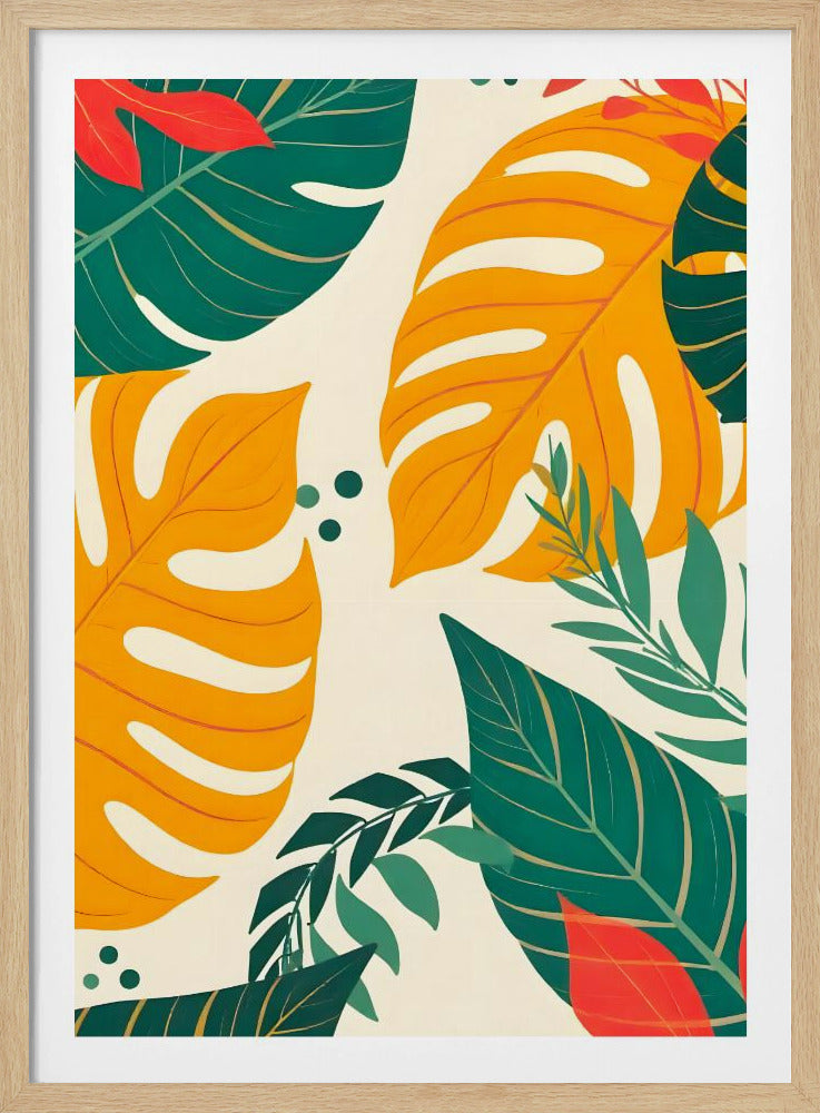 Goldene Tropenstimmung | Poster