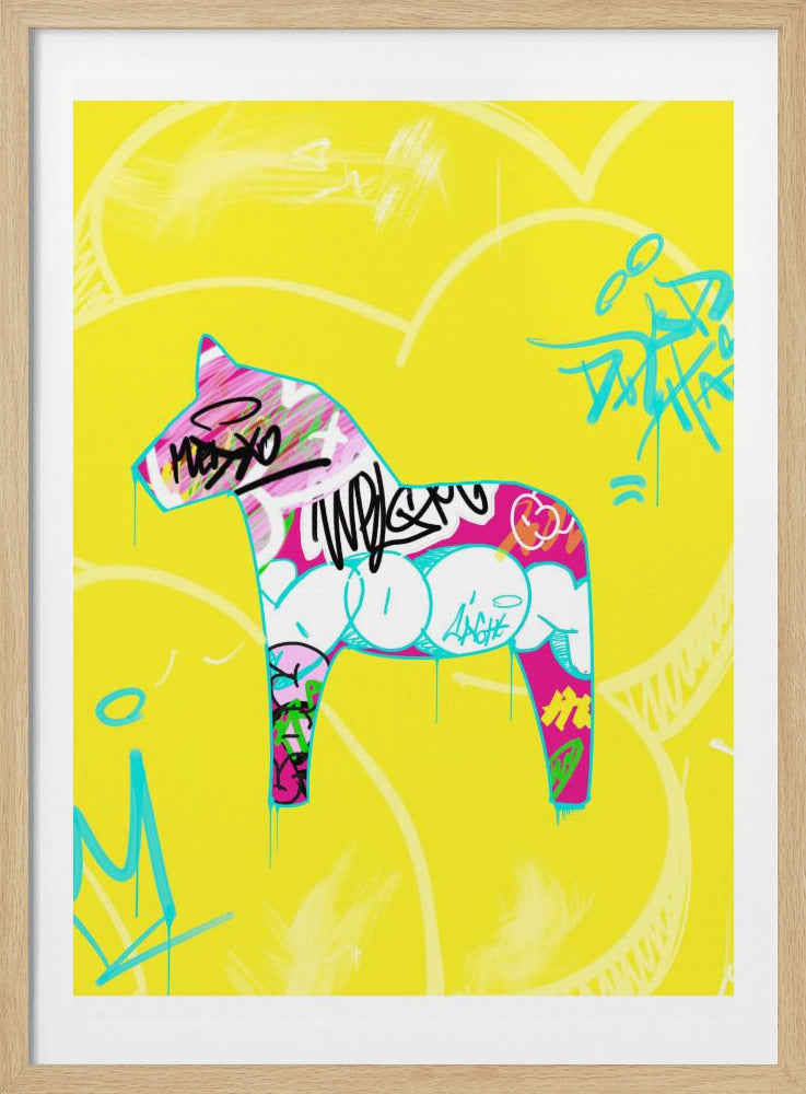 Pferd im Graffiti-Stil | Poster