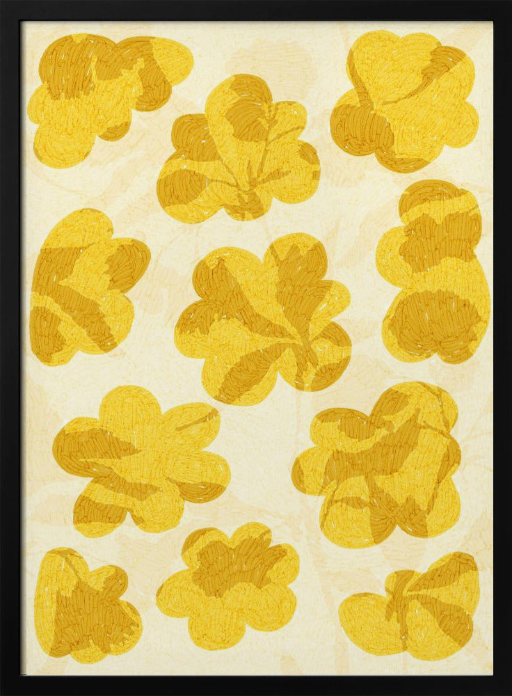 Goldene Blüten | Poster