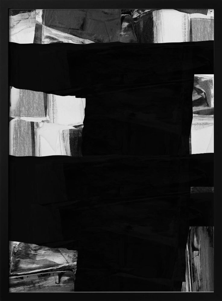 Monochrome Schichten | Poster