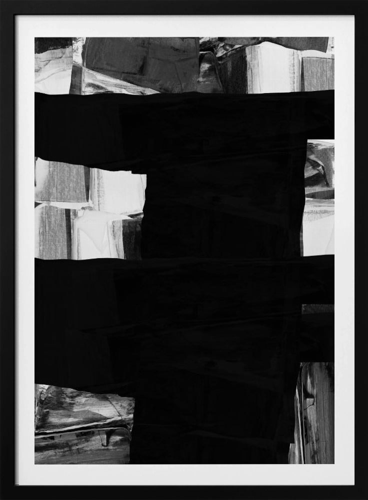 Monochrome Schichten | Poster