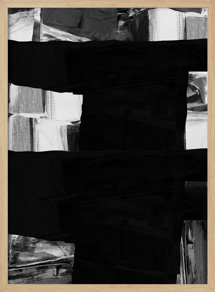 Monochrome Schichten | Poster
