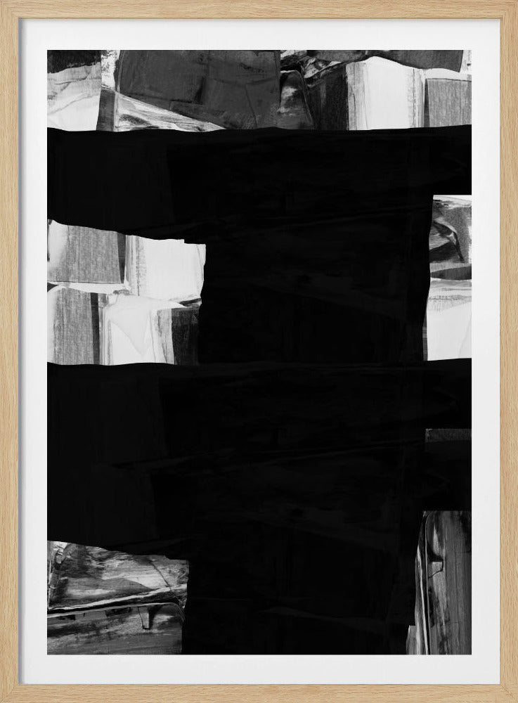 Monochrome Schichten | Poster