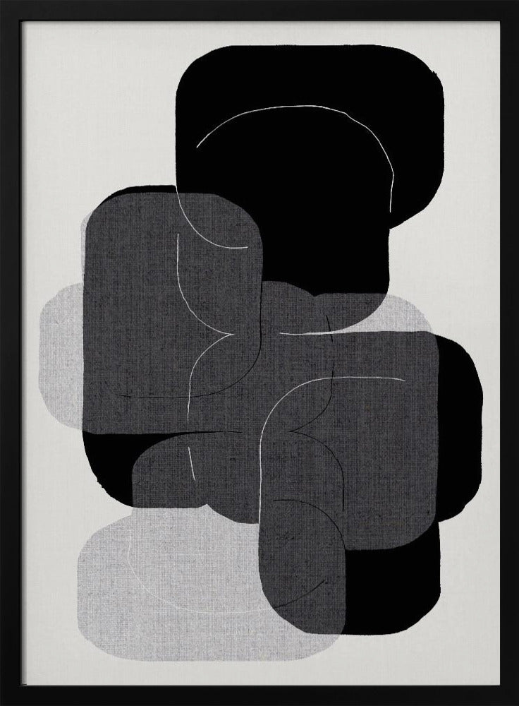 Monochrome Schichten | Poster