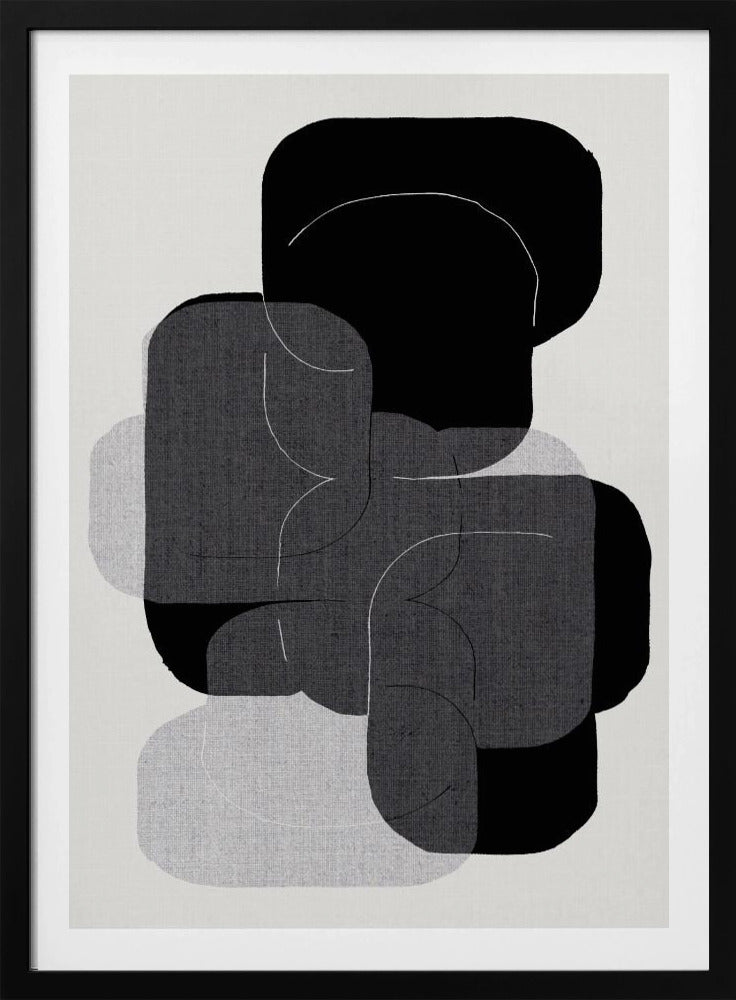 Monochrome Schichten | Poster