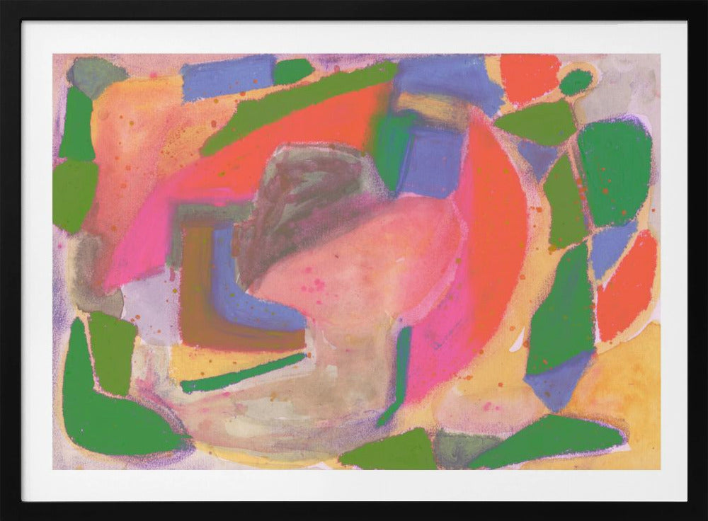 Aquarell & Pastell Abstrakt | Poster