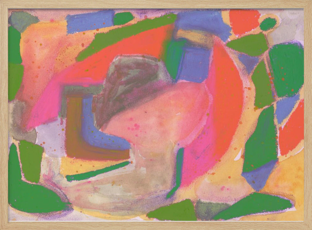 Aquarell & Pastell Abstrakt | Poster