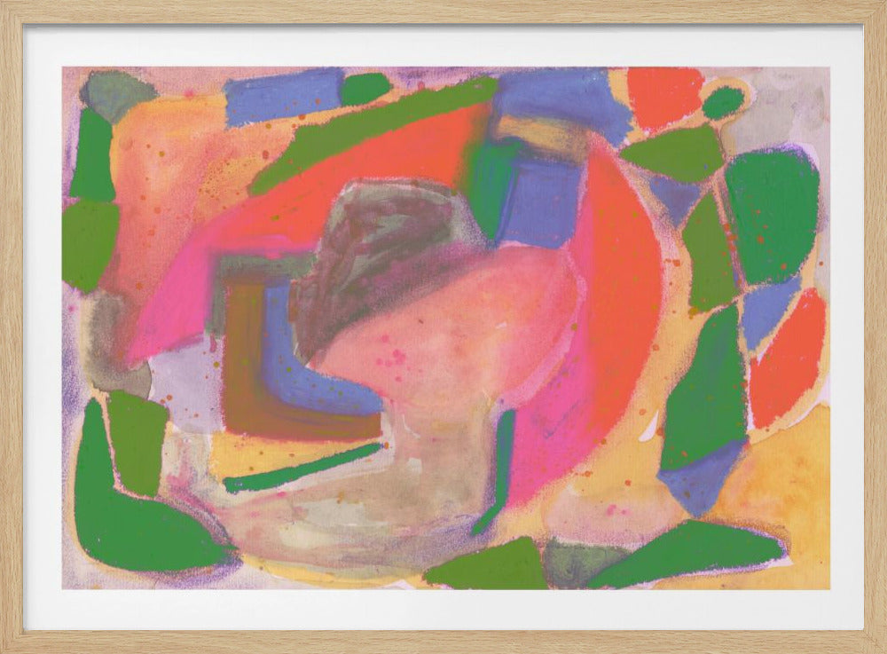 Aquarell & Pastell Abstrakt | Poster