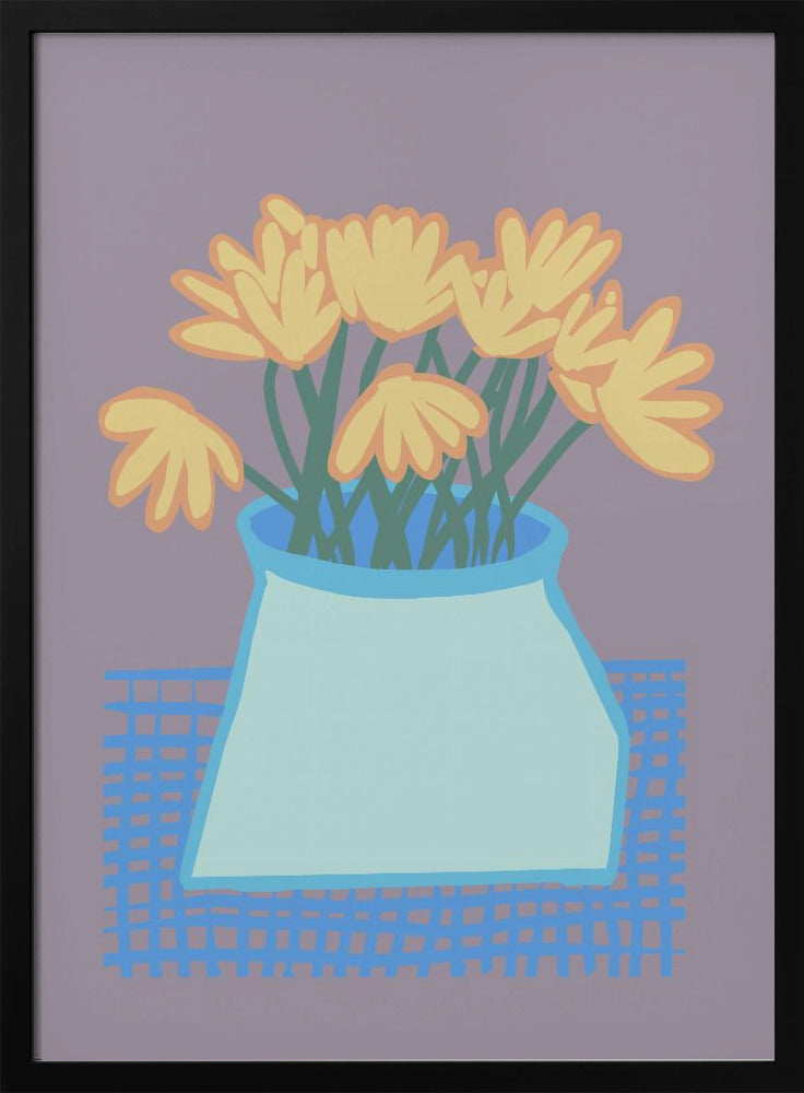 Gänseblümchen in der Vase | Poster
