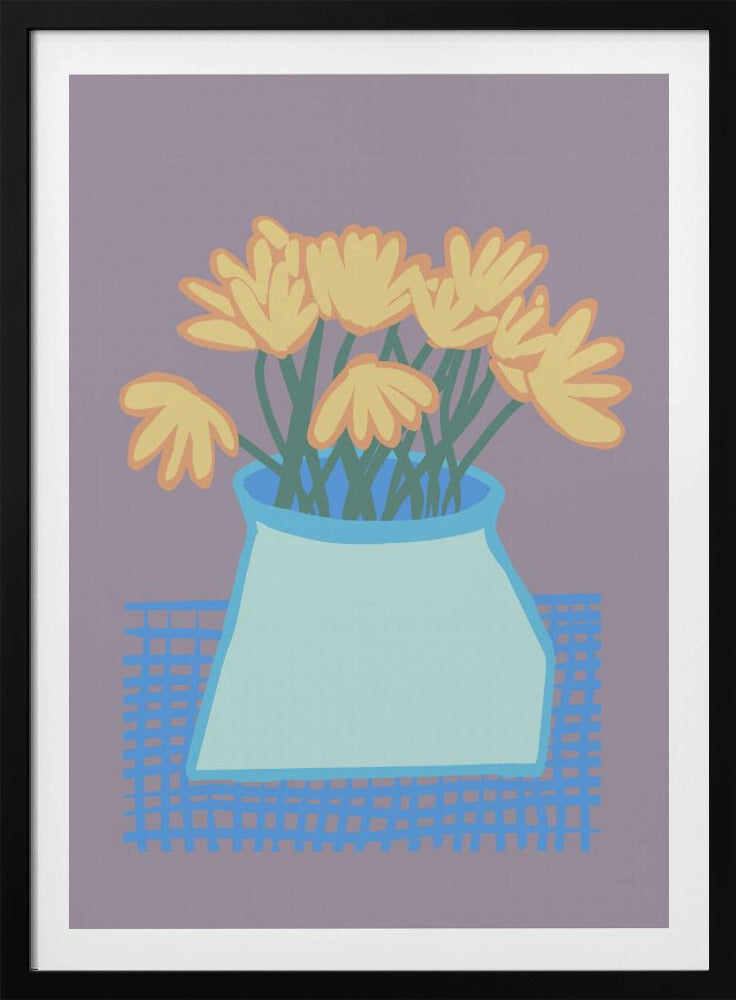 Gänseblümchen in der Vase | Poster