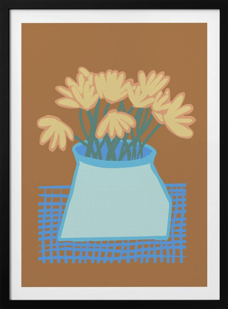 Gänseblümchen in der Vase | Poster