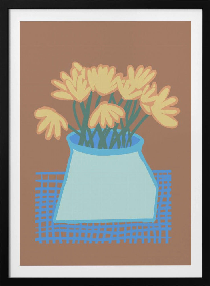Gänseblümchen in der Vase | Poster