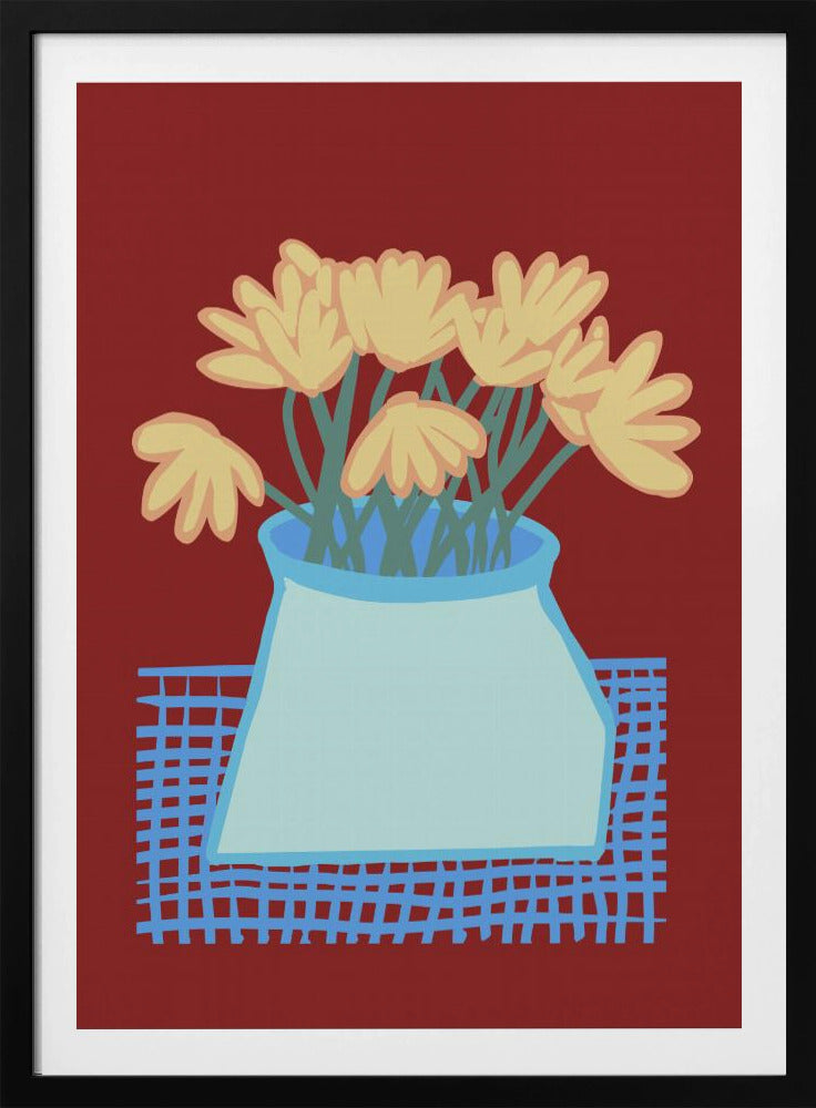 Gänseblümchen in der Vase | Poster