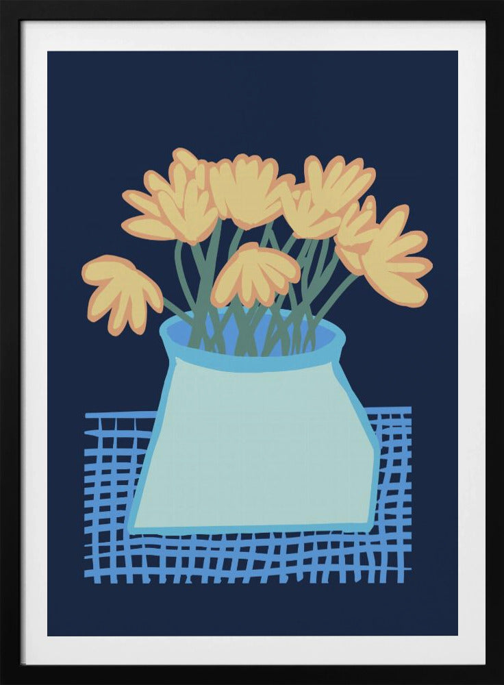Gänseblümchen in der Vase | Poster