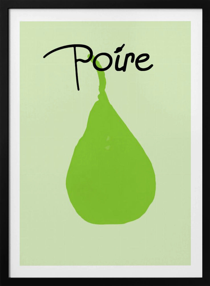 Grüne Birnenfreude | Poster