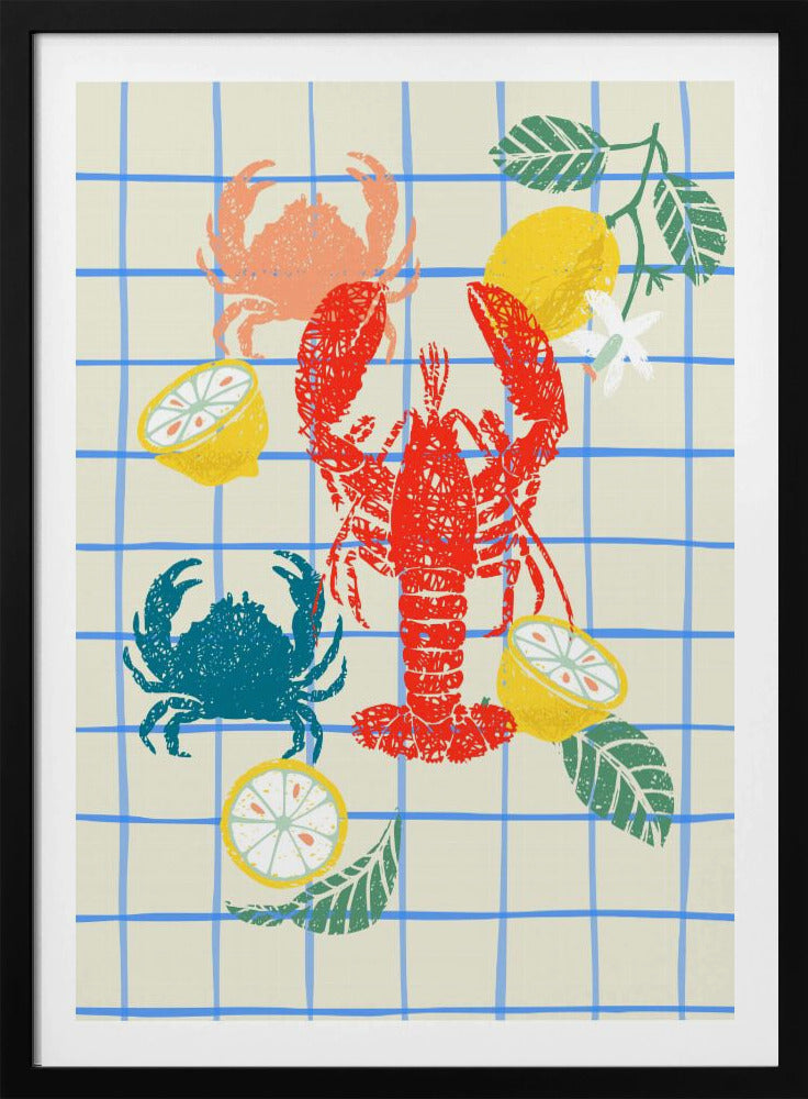 Hummer und Zitronen | Poster